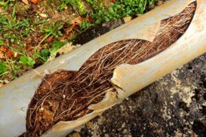 blocked drainage investigation Tree Roots